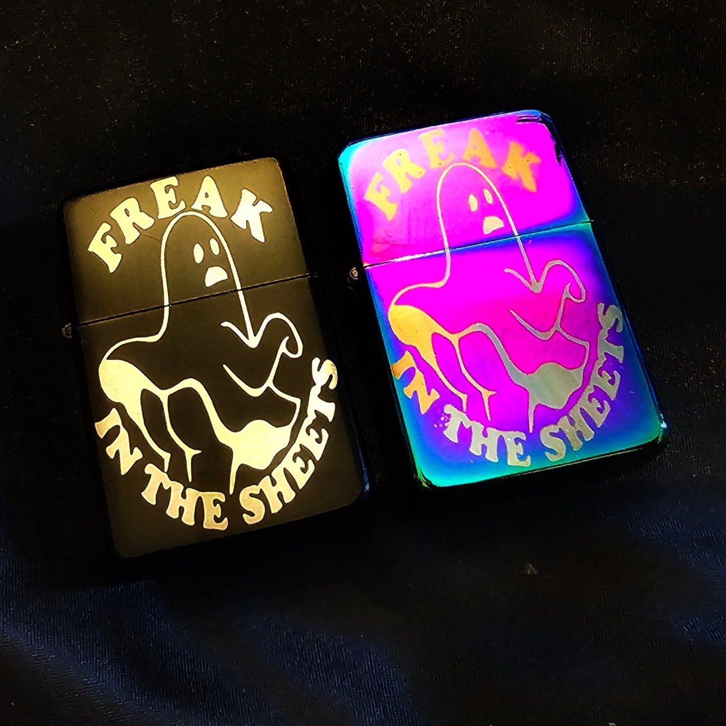 Freak In The Sheets Flip Petrol lighter - Pretty Savage Jewellery