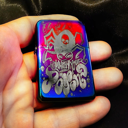 Quel est votre briquet Ă  essence Poison Flip Spider