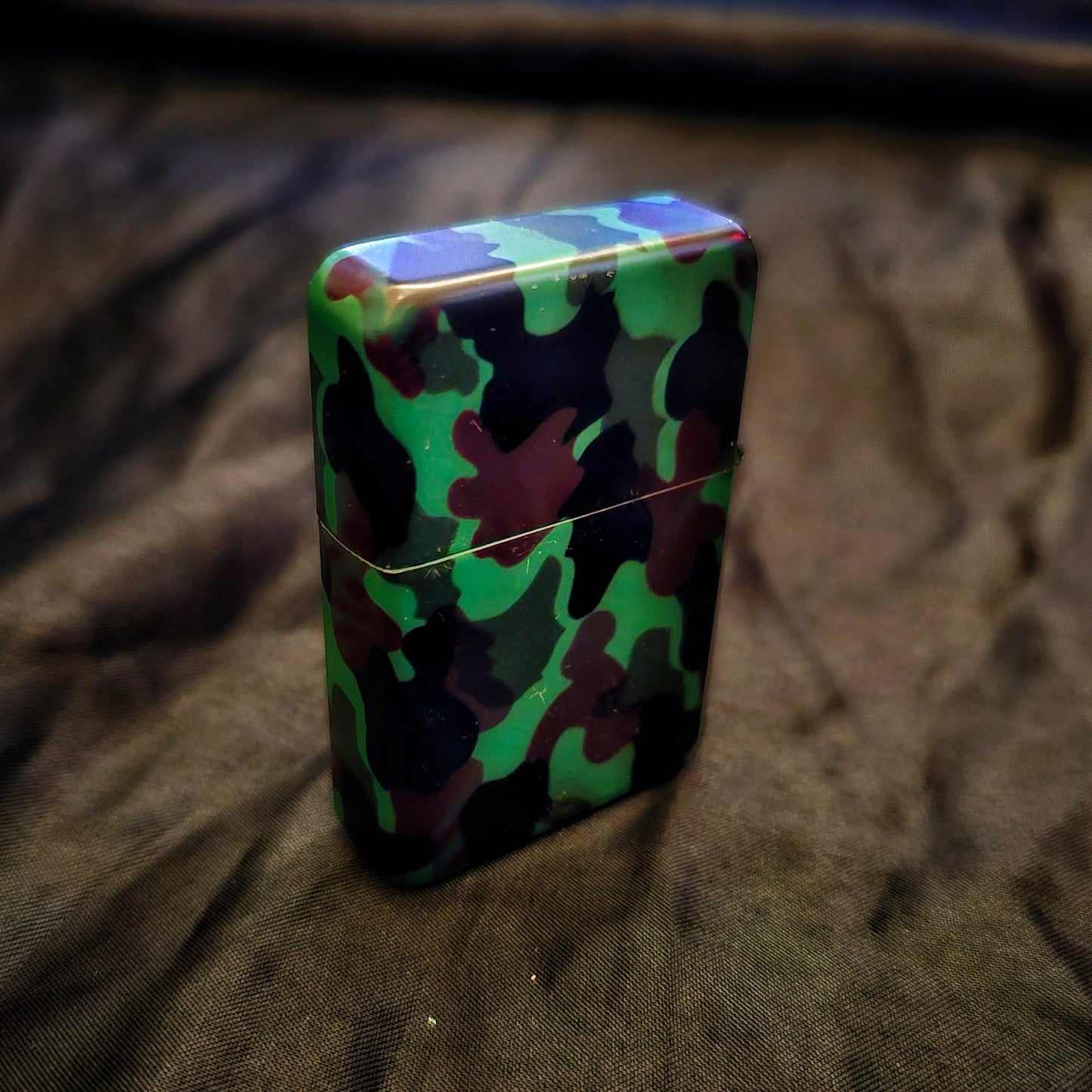 Army Camo Flip Lighter - Pretty Savage Jewellery