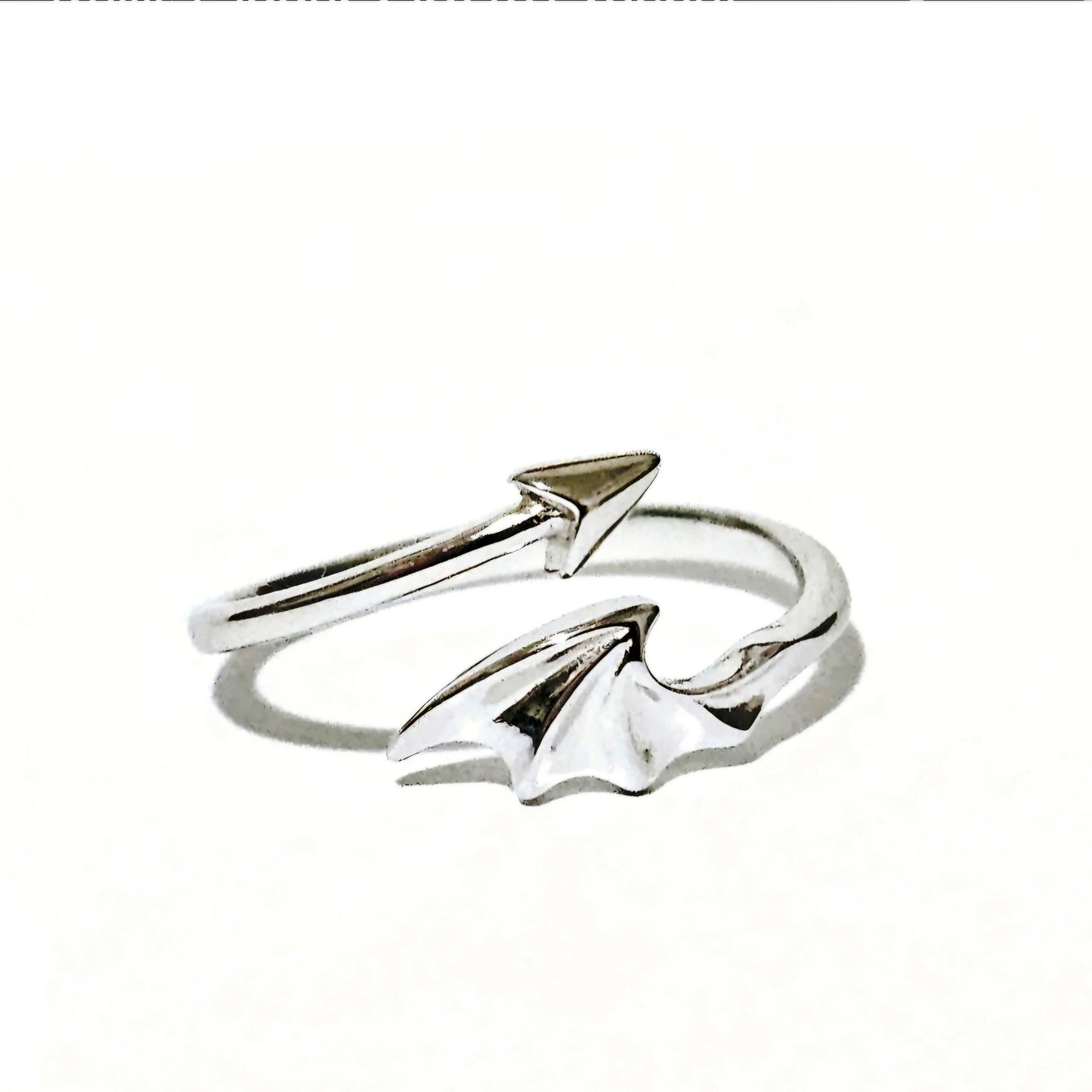 Dragon Wing 925 Sterling Silver Adjustable Ring