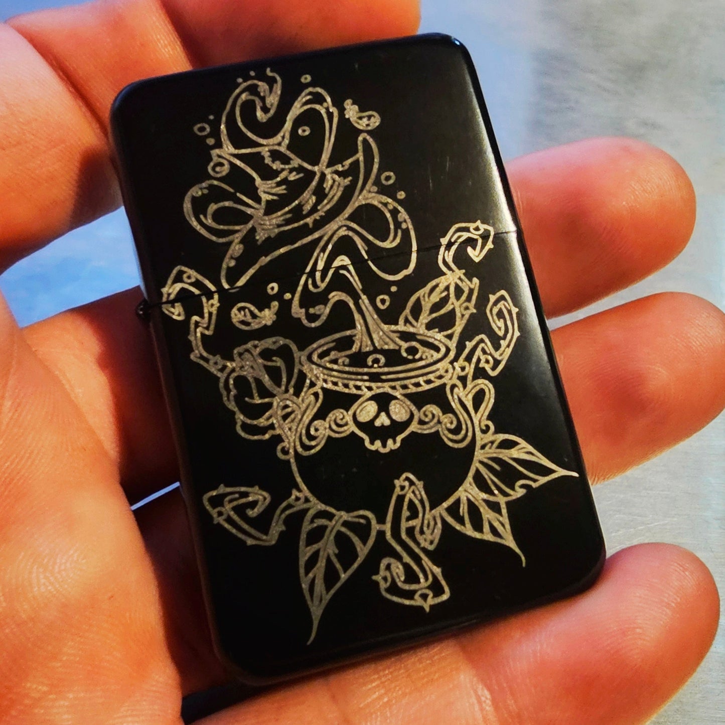Witches Cauldron Spell Casting Flip Lighter