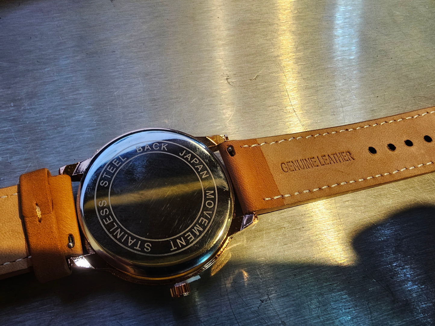 Candy Skull Leather Band Wrist Watch