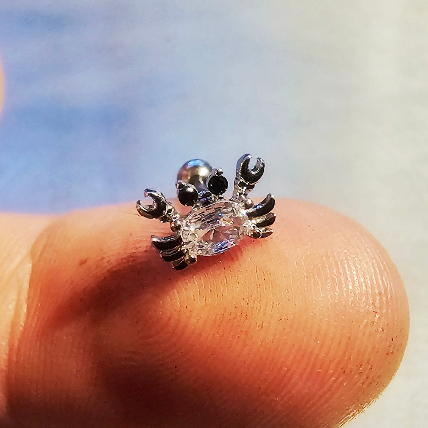 Little Crab Earring Stud 16G