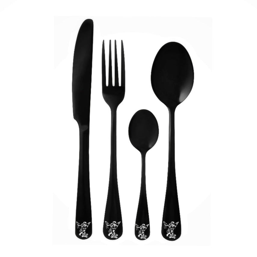 Punk Fairy 4pc Stainless Steel Cutlery Set