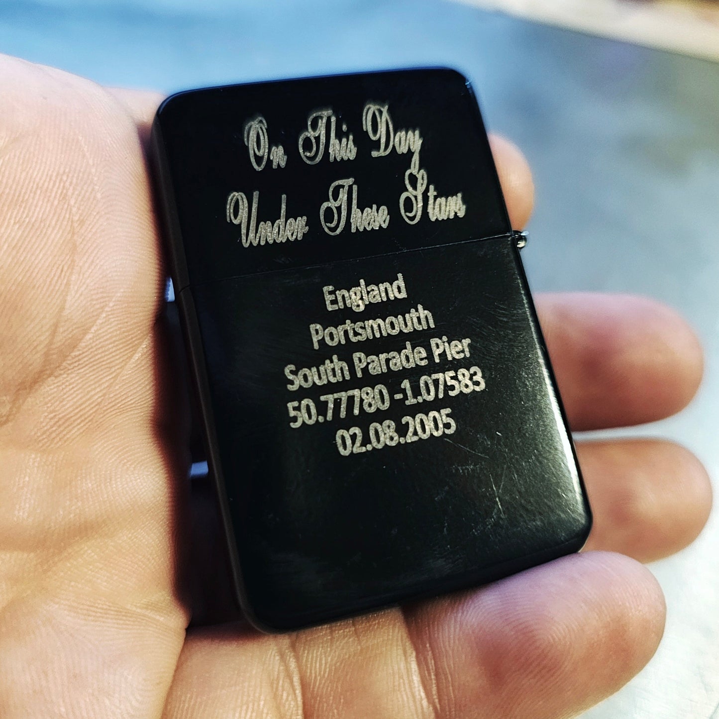 Star Alignment Custom When We Meet Flip Lighter