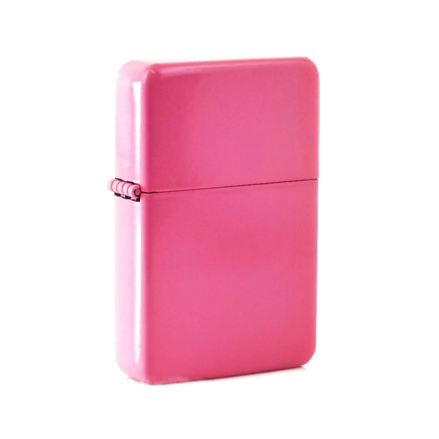 Pinkes schlichtes Klappfeuerzeug