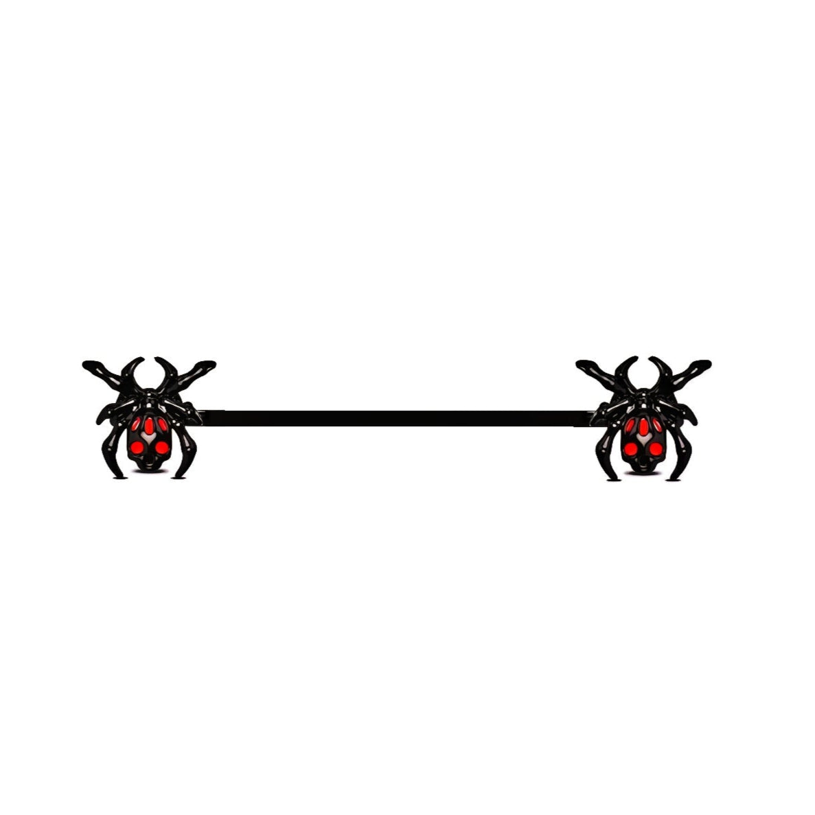 Poisonous Spider Industrial Barbell 38mm 14G