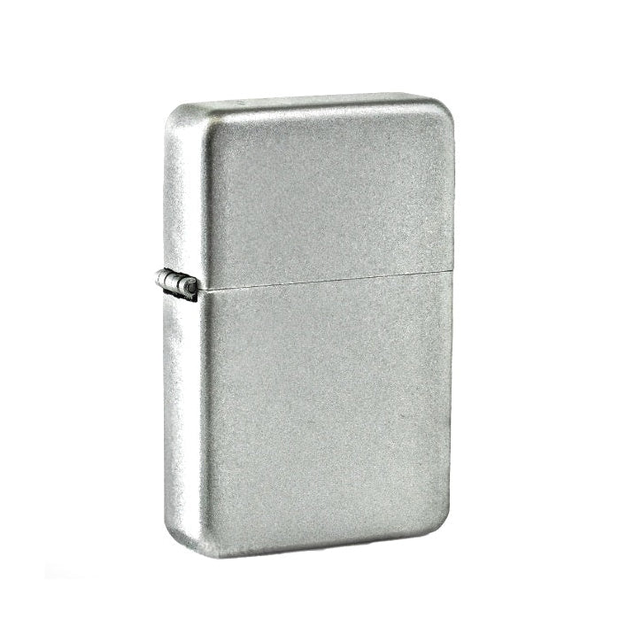 Pearl Silver Metal Flip Lighter