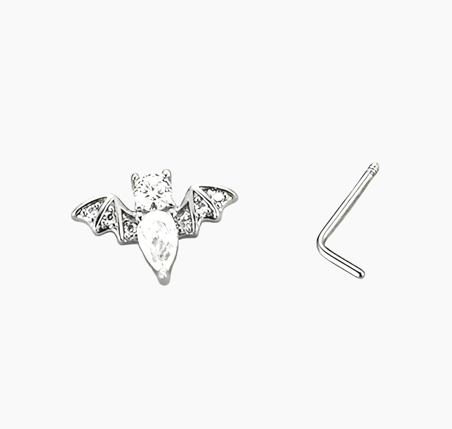 Bat L Shape Nose Studs
