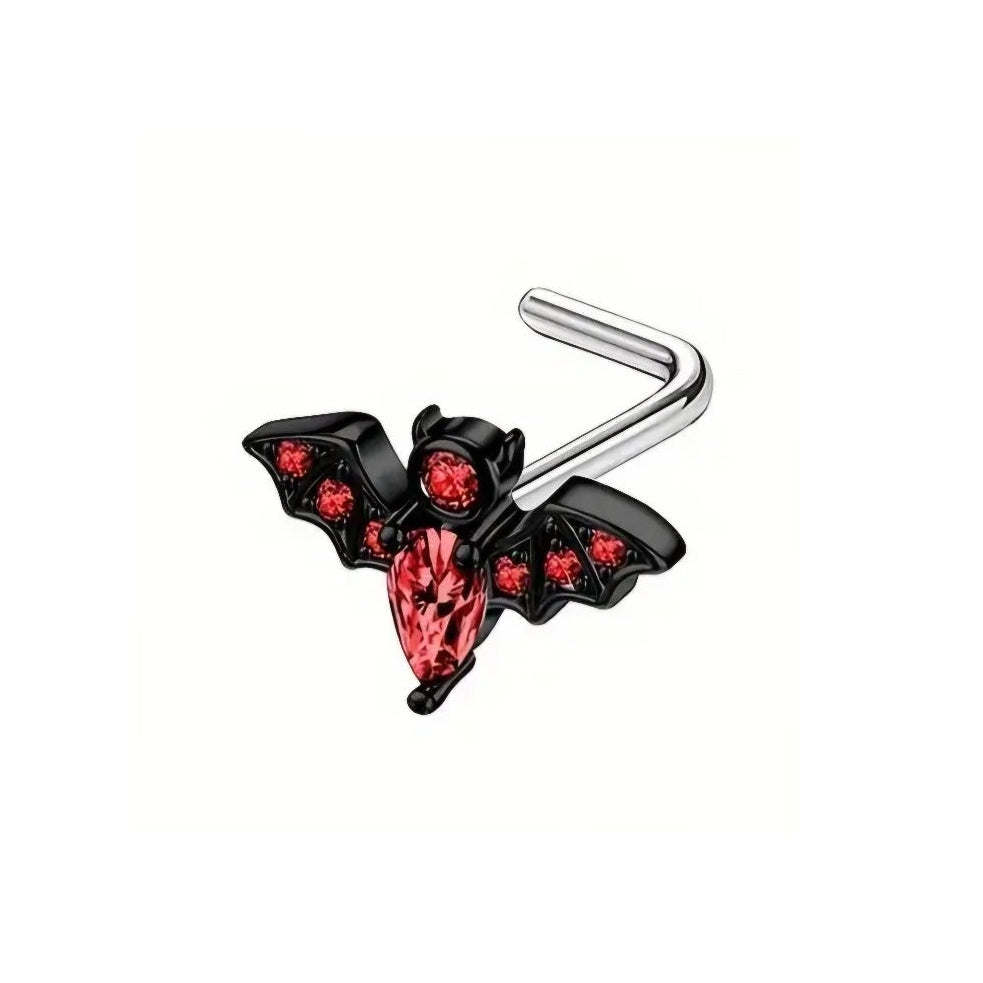 Bat L Shape Nose Studs