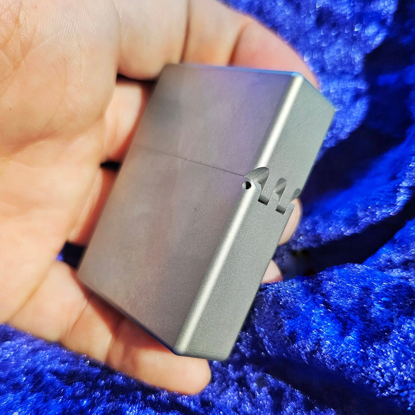 Pure Titanium Thickened Armoured Flip Top Lighter