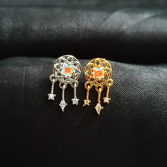 Dream Catcher Cosmos Statement Nose Studs - Pretty Savage Jewellery