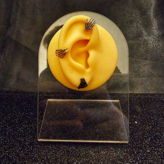 Skeleton Hand Ear Studs - Pretty Savage Jewellery