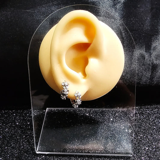 Flower 925 Sterling Silver Earrings - Pretty Savage Jewellery