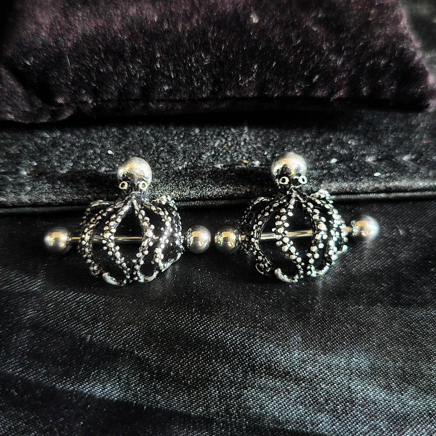 Oscar The Octopus Nipple Bar Cage - Pretty Savage Jewellery