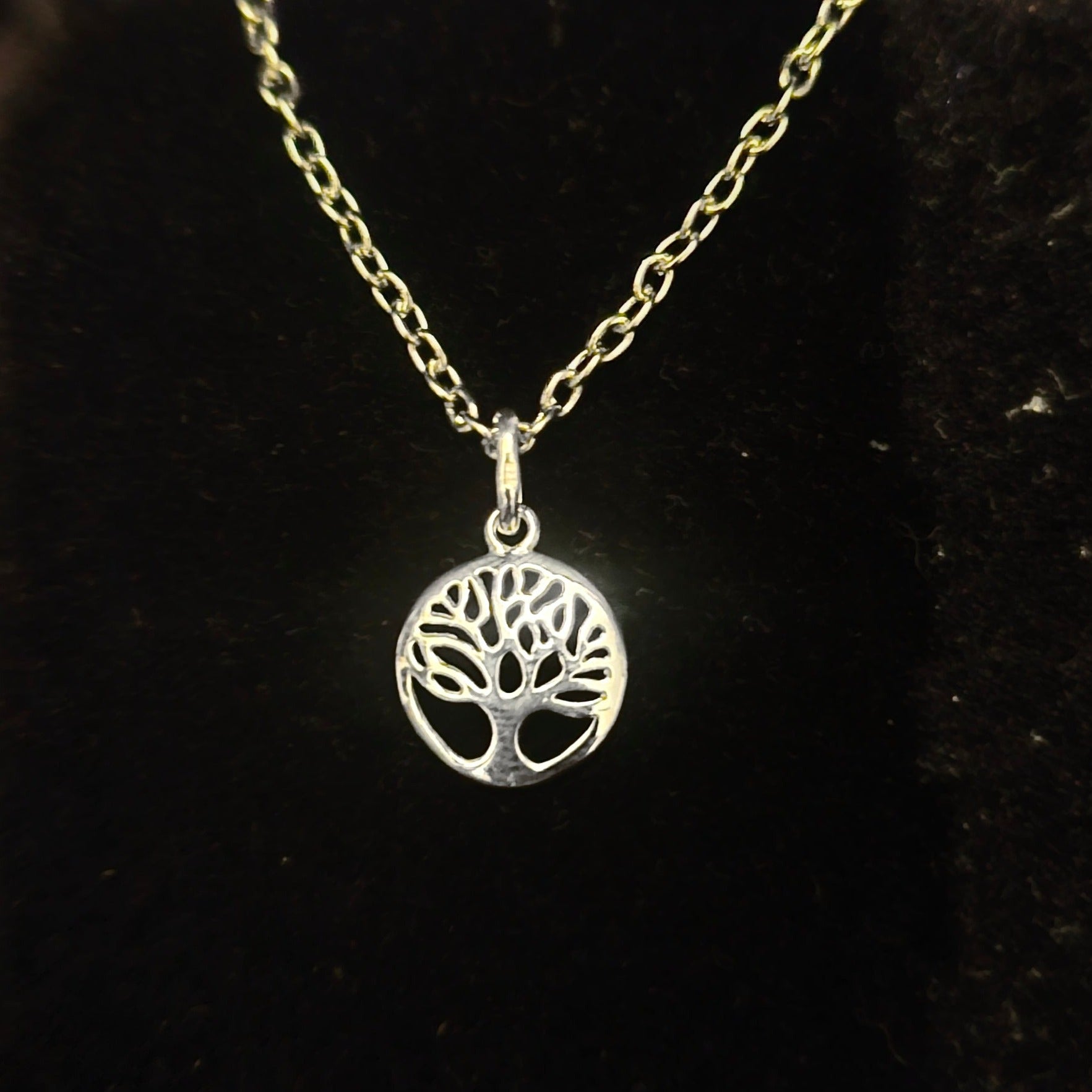 Tree Of Life Minimalist Pendant Necklace 925 Sterling Silver - Pretty Savage Jewellery