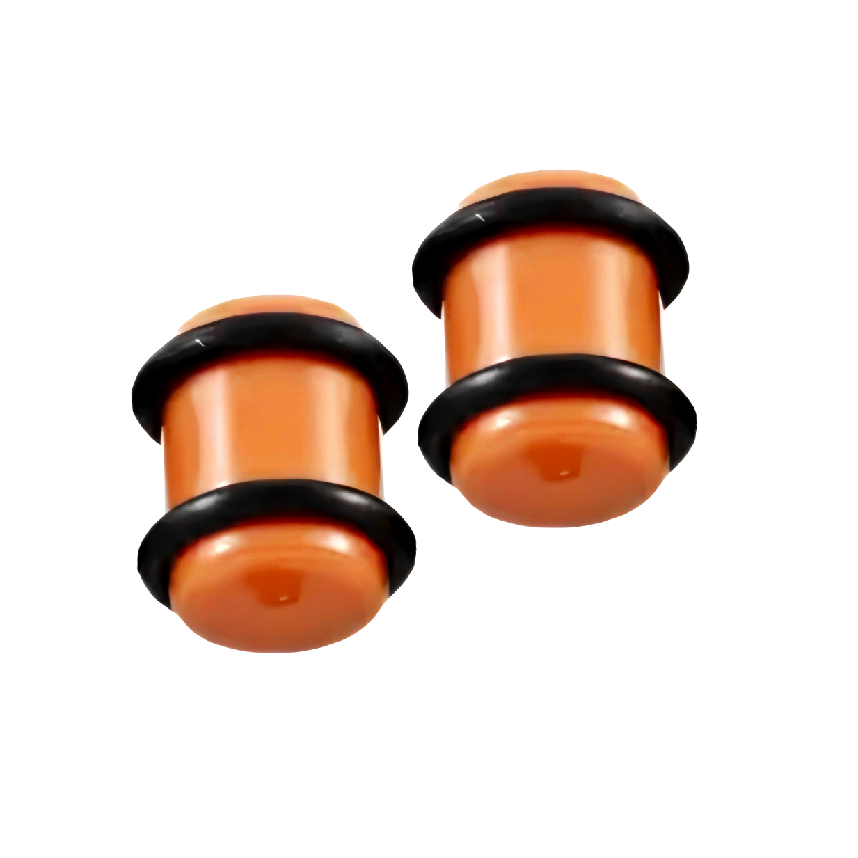 Chocolate Brown Acrylic Ear Gauge Plug