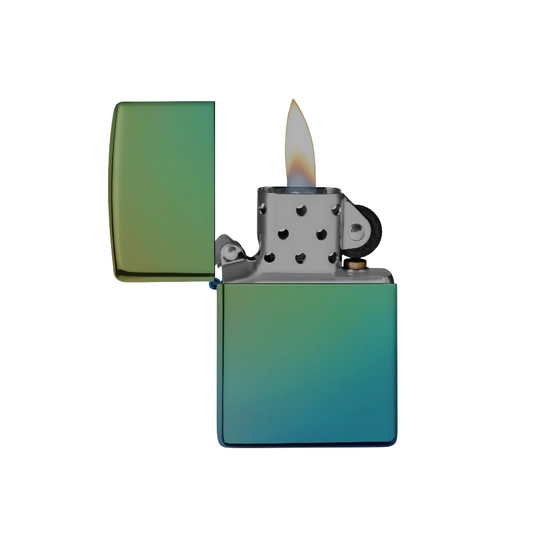 Classic High Polish Teal Zippo Lighter