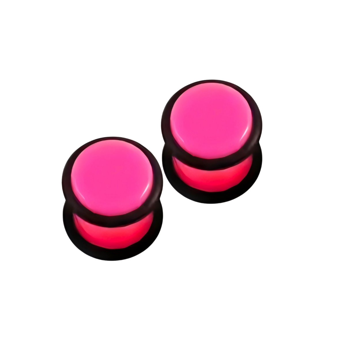 Pink Acrylic Ear Gauge Plug