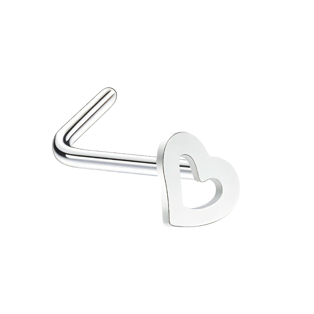 Goujons en acier inoxydable avec barre en forme de L en forme de cœur