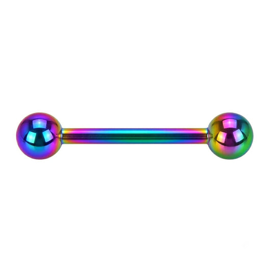 Titanium Iridescent Barbell 1.6mm 14G