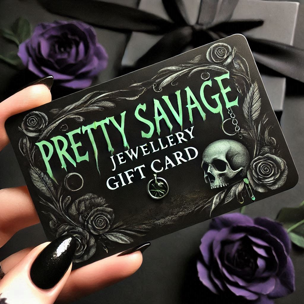 pretty savage jewellery gift card