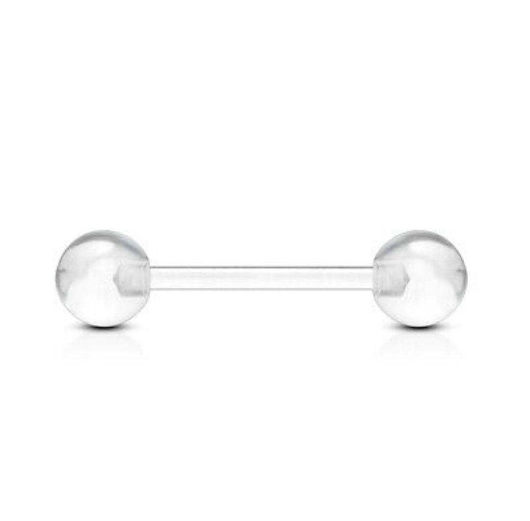 Bioflex Clear barbell 16G