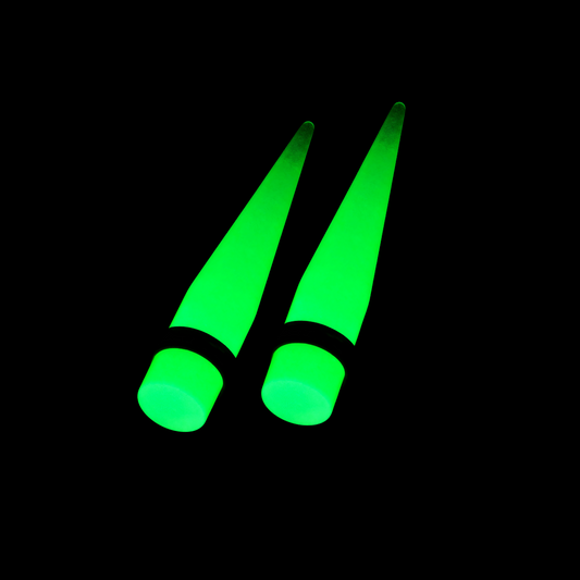 Glow In The Dark Acrylic Ear Taper