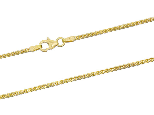 Spiga-Kette aus 18 Karat Gelbgold, 1,5 mm, 40 cm