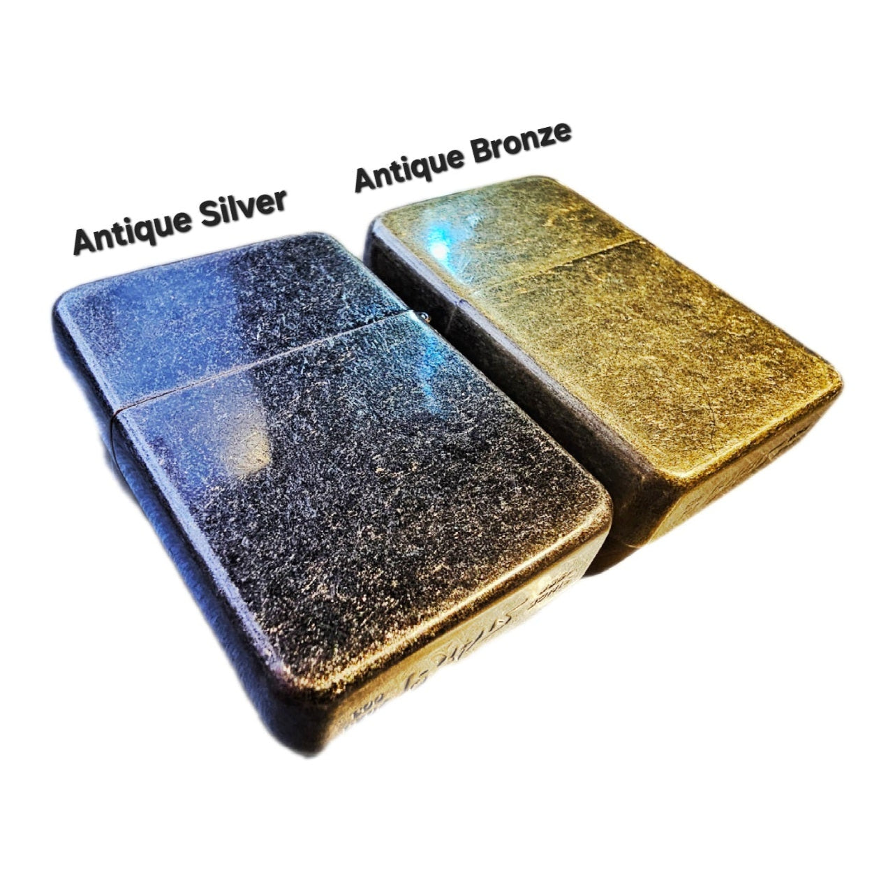 Briquet Flip Plaqué Loup Design 3D