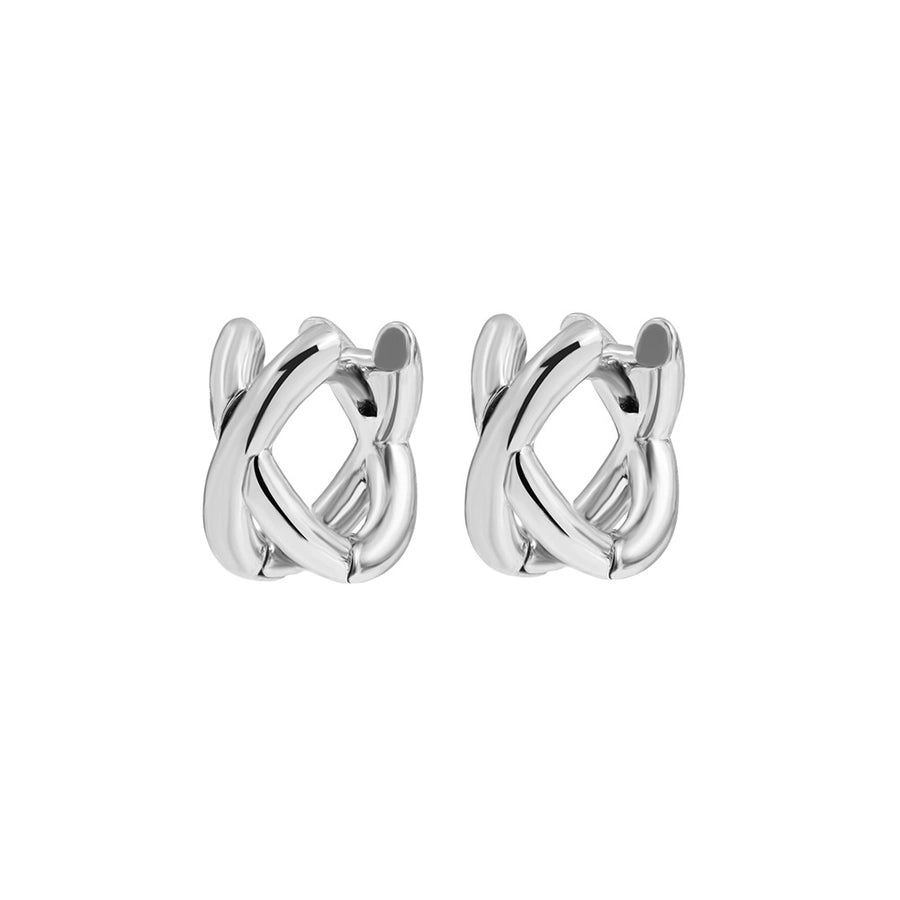 Clous d'oreilles en cuivre plaqué or de style classique