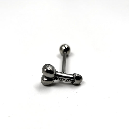 Suck Me Tongue Barbell 18mm - Pretty Savage Jewellery
