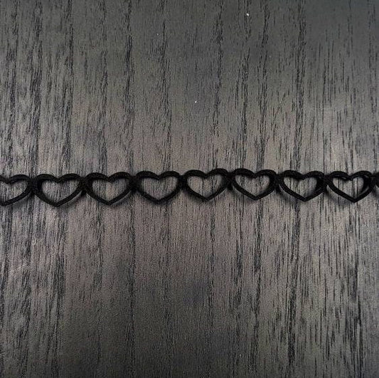 Choker Necklace Gothic Woman's Heart Choker Necklace - Pretty Savage Jewellery