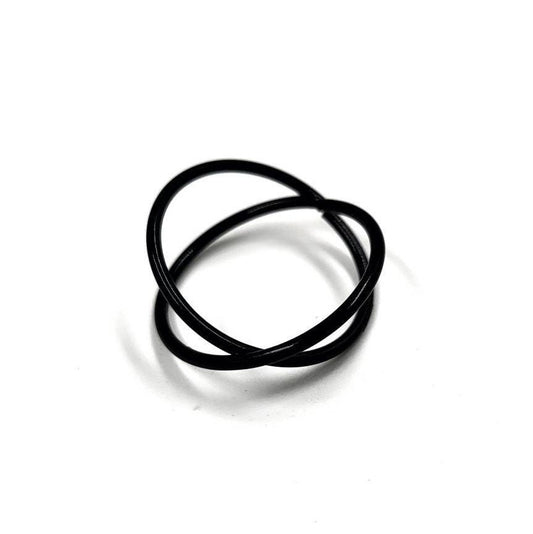 Black Galaxy Loop Gothic Metal Ring - Pretty Savage Jewellery