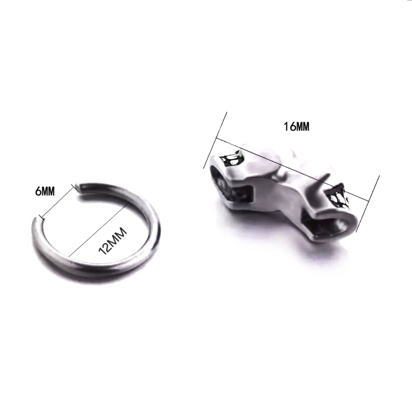 Totenkopf Gothic Nasenring Septum Ring