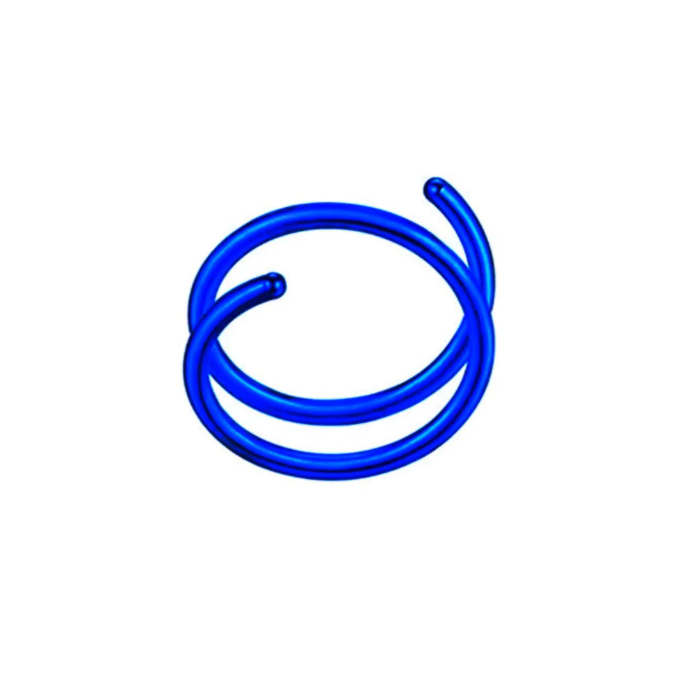 Anneau de nez torsadé à double spirale en acier inoxydable