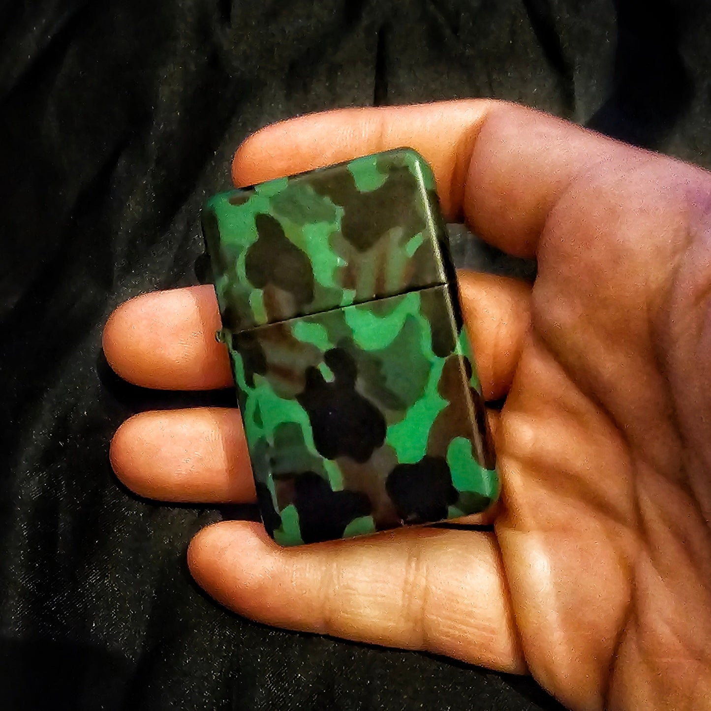 Army Camo Flip Lighter - Pretty Savage Jewellery