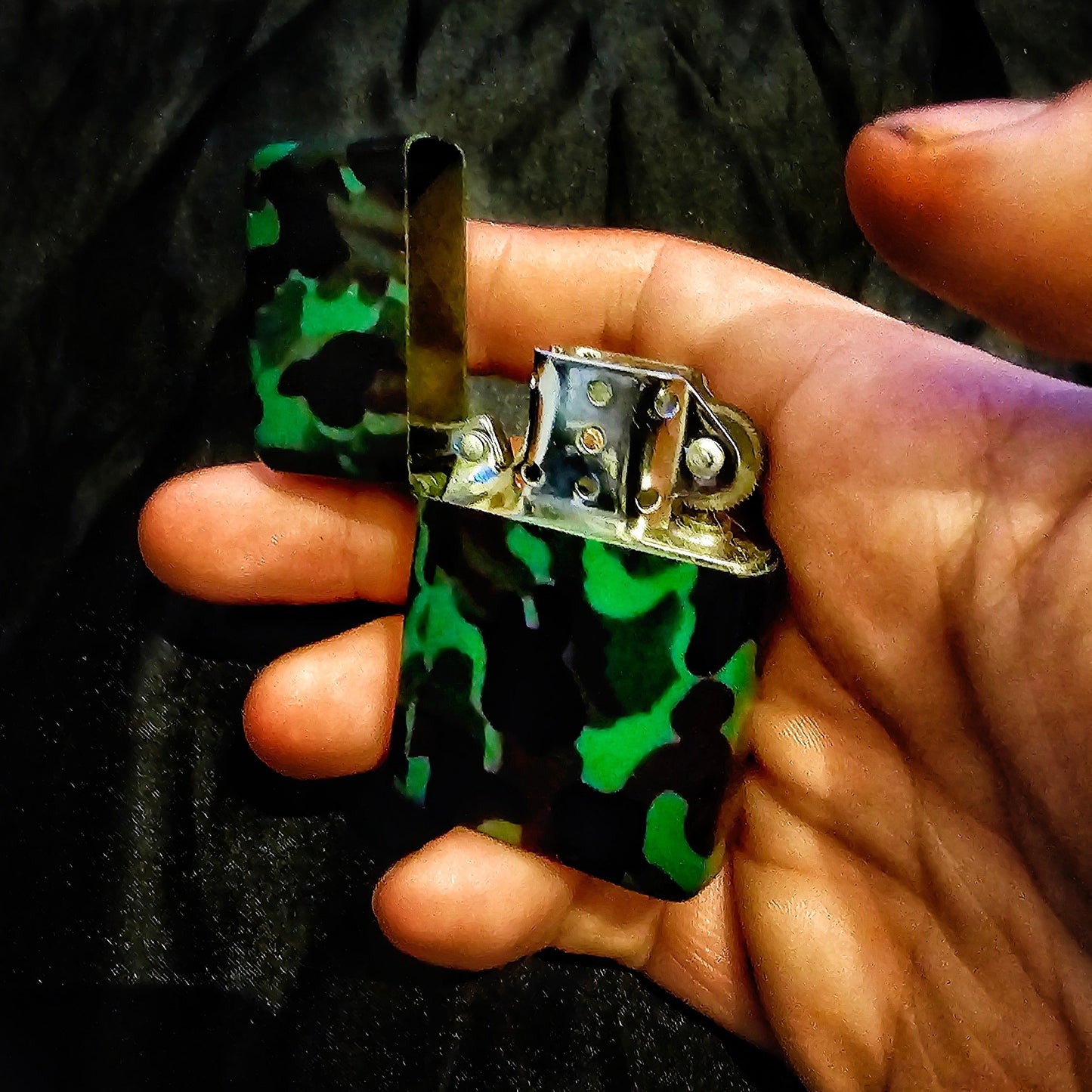 Army Camo Flip Lighter - Pretty Savage Jewellery