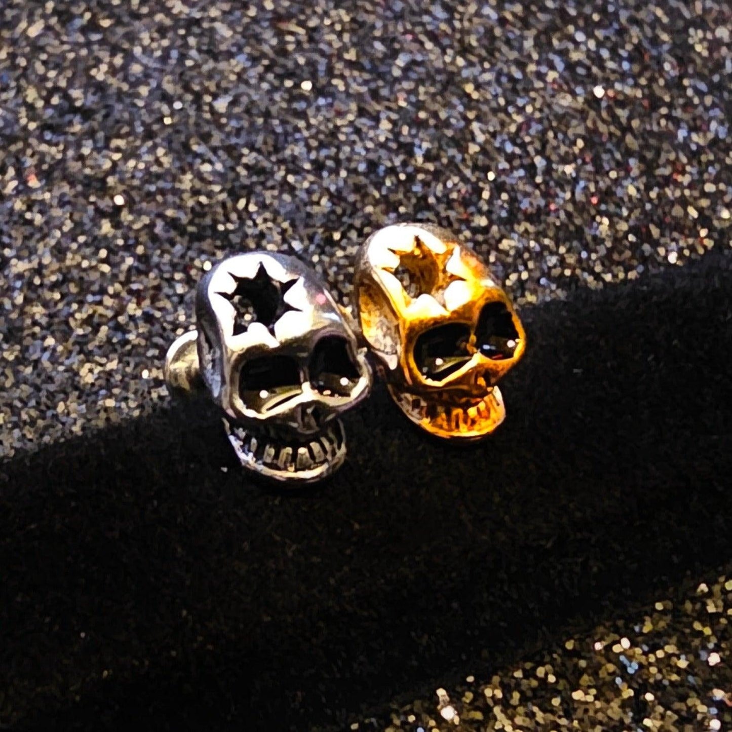 Skull Labret Studs Skull Lip Stud Earring Cartilage Tragus Helix Stud Body Piercing - Pretty Savage Jewellery