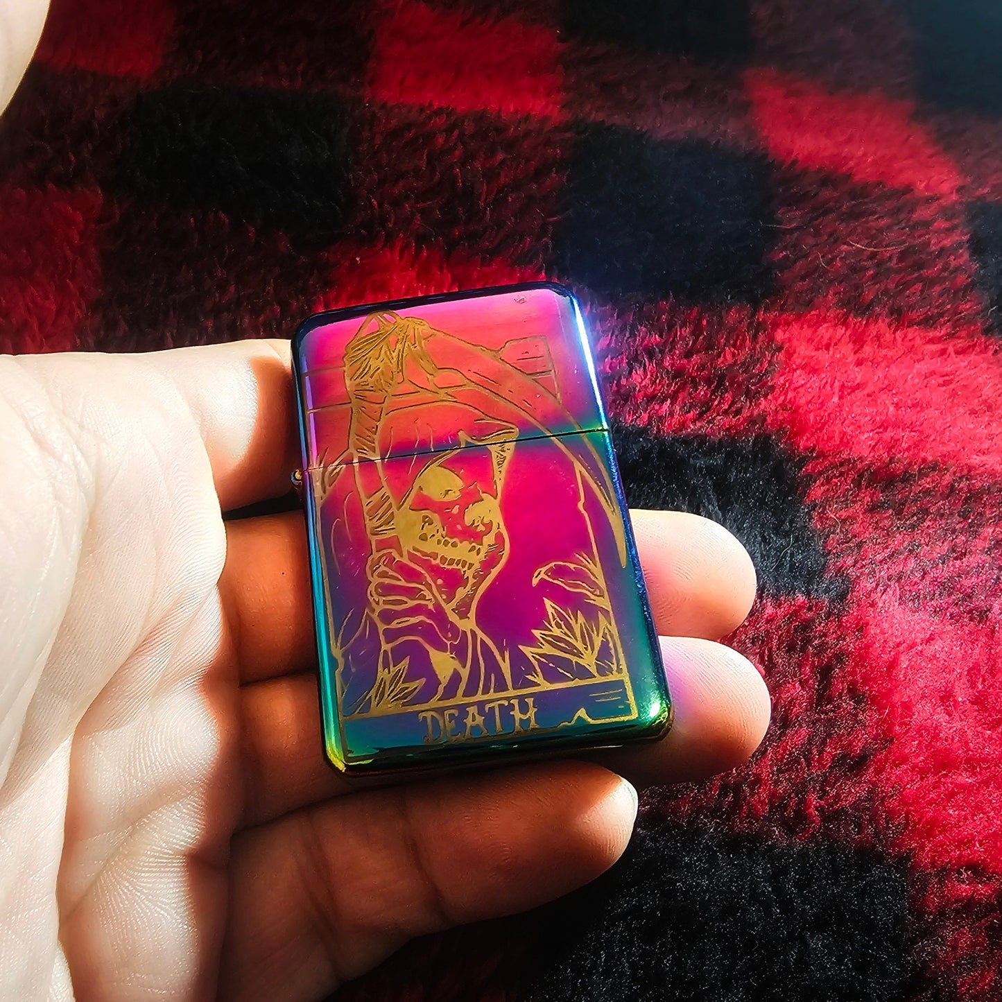 Death Flip Petrol Lighter - Pretty Savage Jewellery