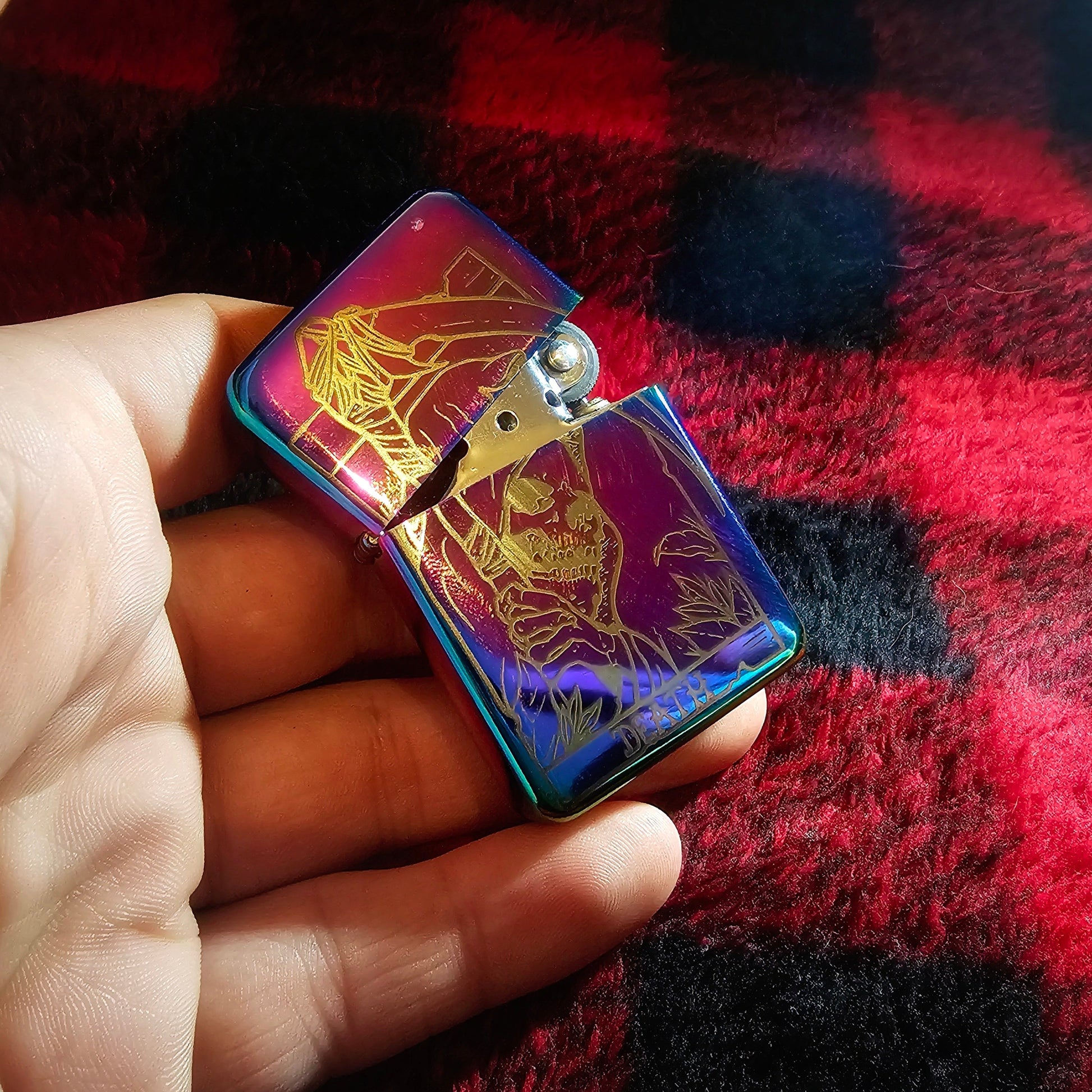 Death Flip Petrol Lighter - Pretty Savage Jewellery