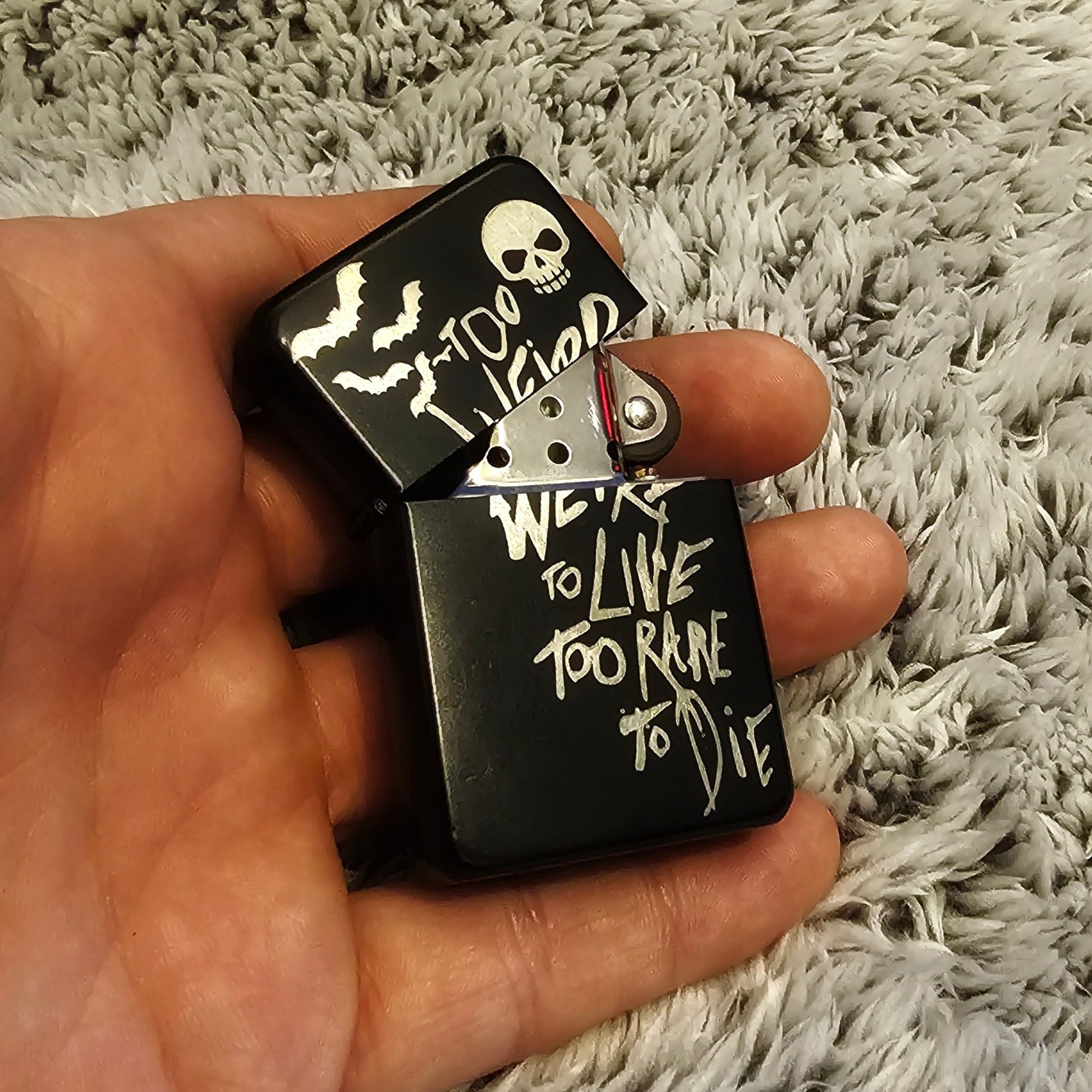 Too Weird Flip Lighter - Pretty Savage Jewellery