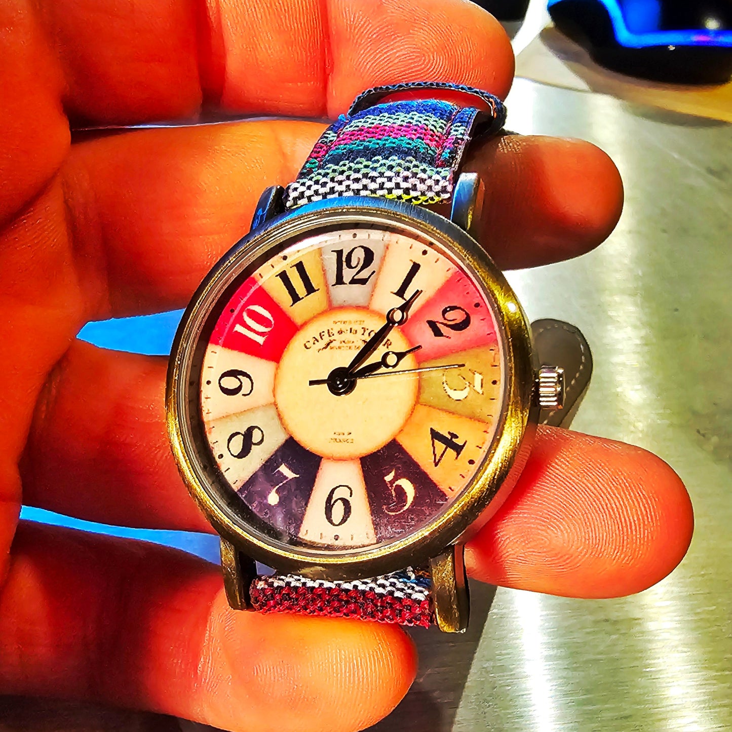 Vintage Style Colourful Wrist Watch