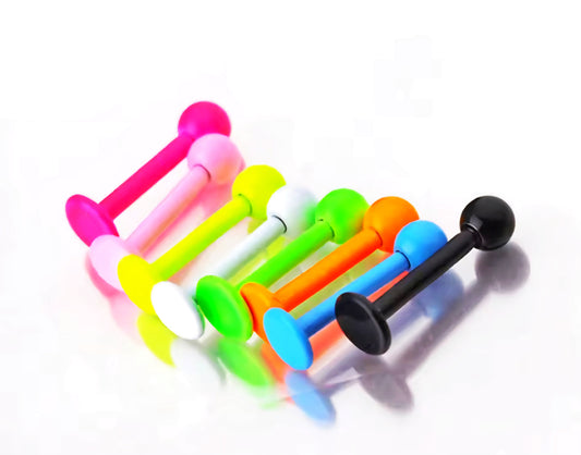 Neon Colour Labret Studs 16G