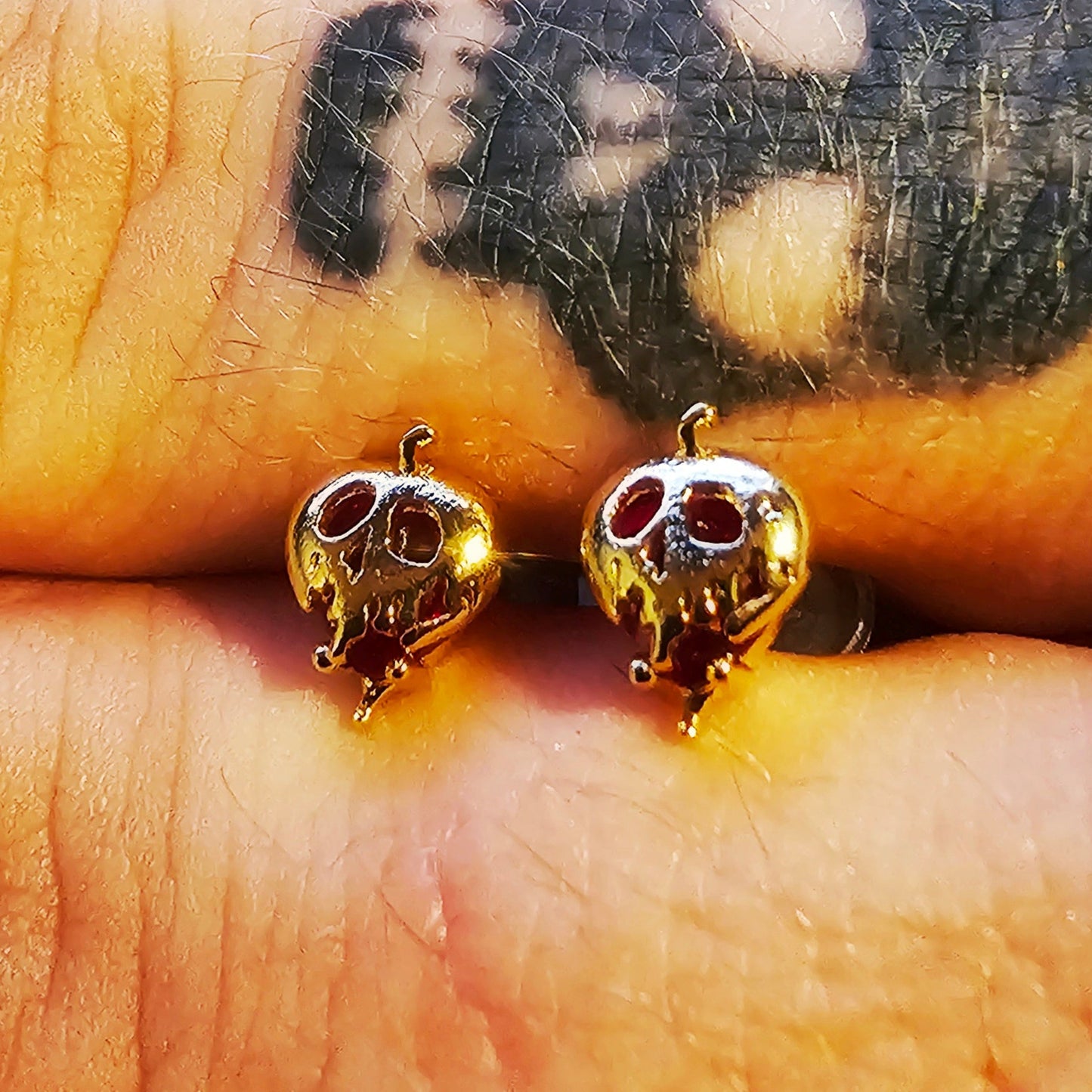 Poison Apple Stud Earing Pair