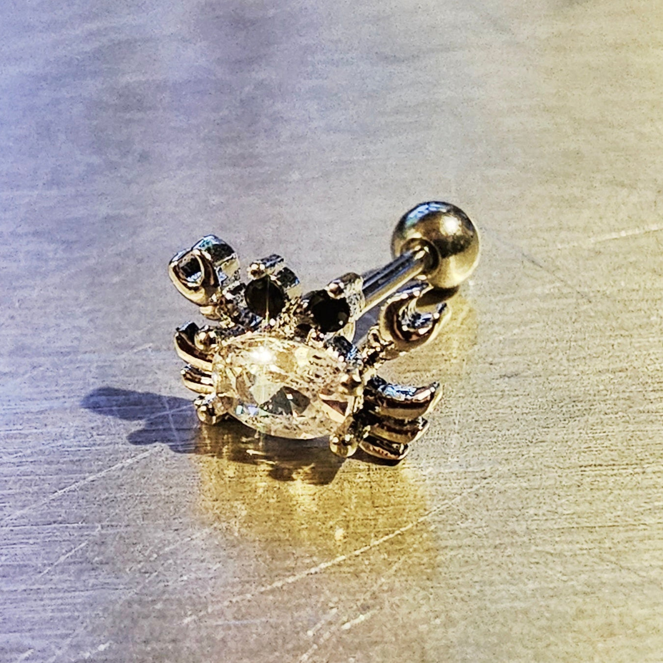 Little Crab Earring Stud 16G