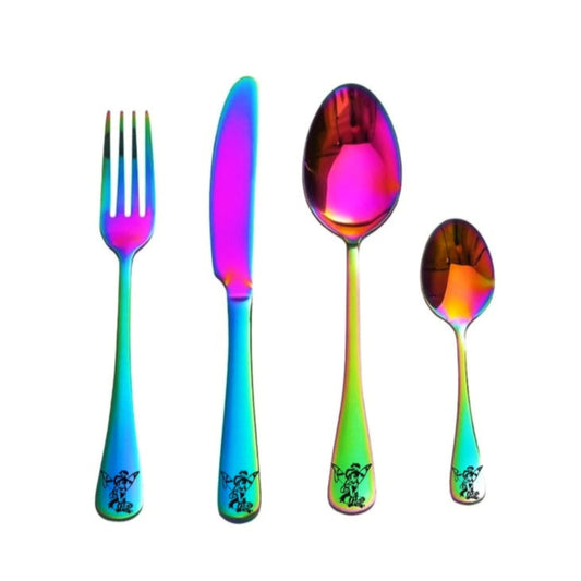 Punk Fairy 4pc Stainless Steel Cutlery Set