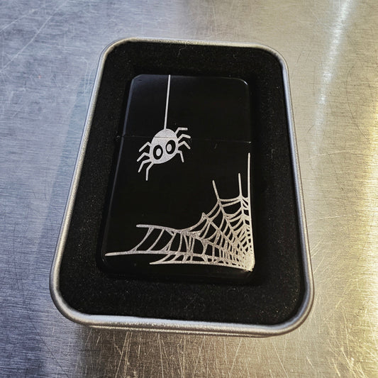 Halloween Spider Design Flip Lighter