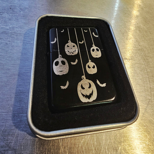 Halloween Pumpkin Design Flip Lighter