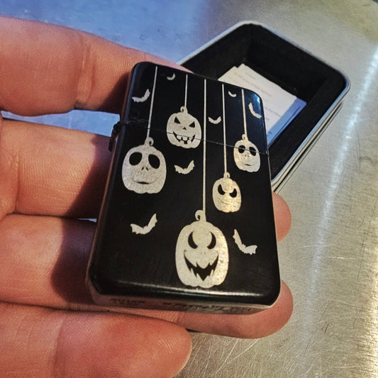 Halloween Pumpkin Design Flip Lighter